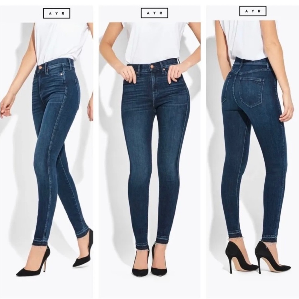 AYR The Riser Skinny Jean in Psychic City wash